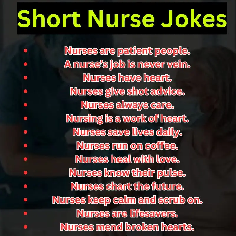 Short Nurse Jokes