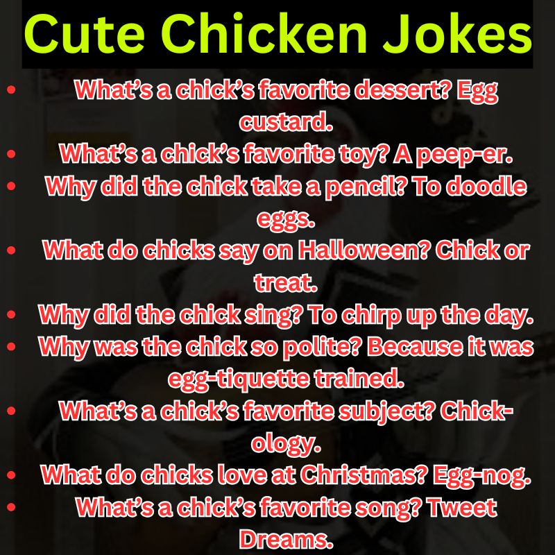 Cute Chicken Jokes