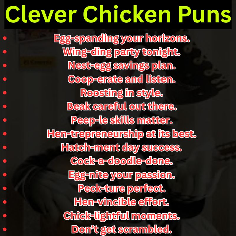 Clever Chicken Puns
