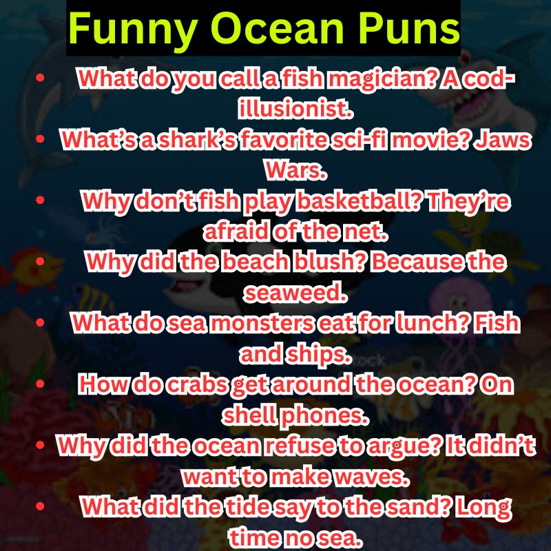 Funny Ocean Puns
