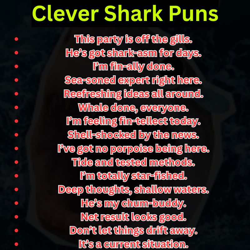 Clever Shark Puns