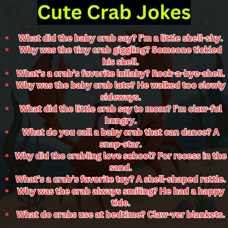 Cute Crab Jokes
