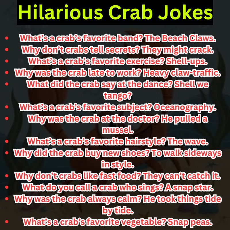 Hilarious Crab Jokes