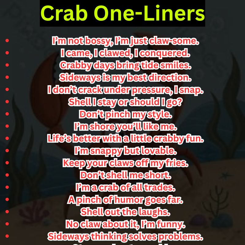 Crab One-Liners