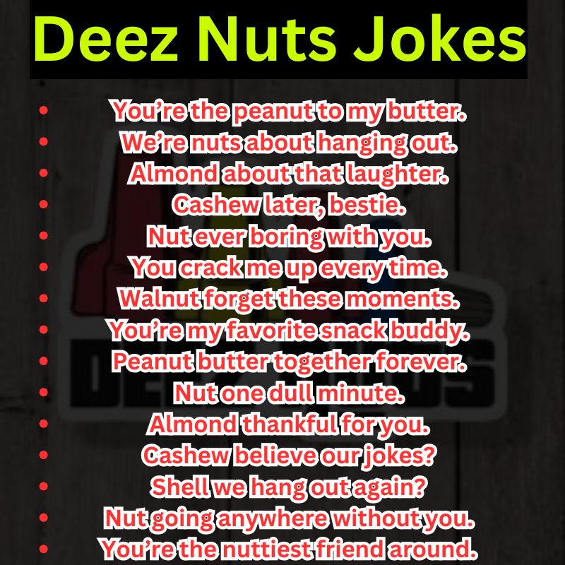 Cute friends sharing hilarious Deez Nuts Jokes together