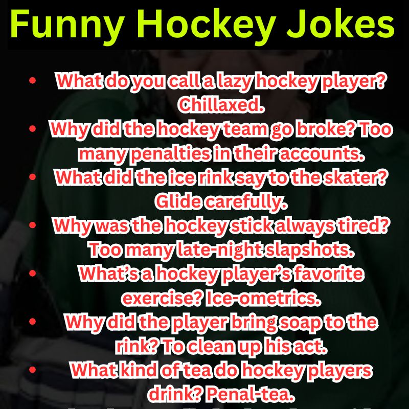 Funny Hockey Jokes That Score Big Laughs