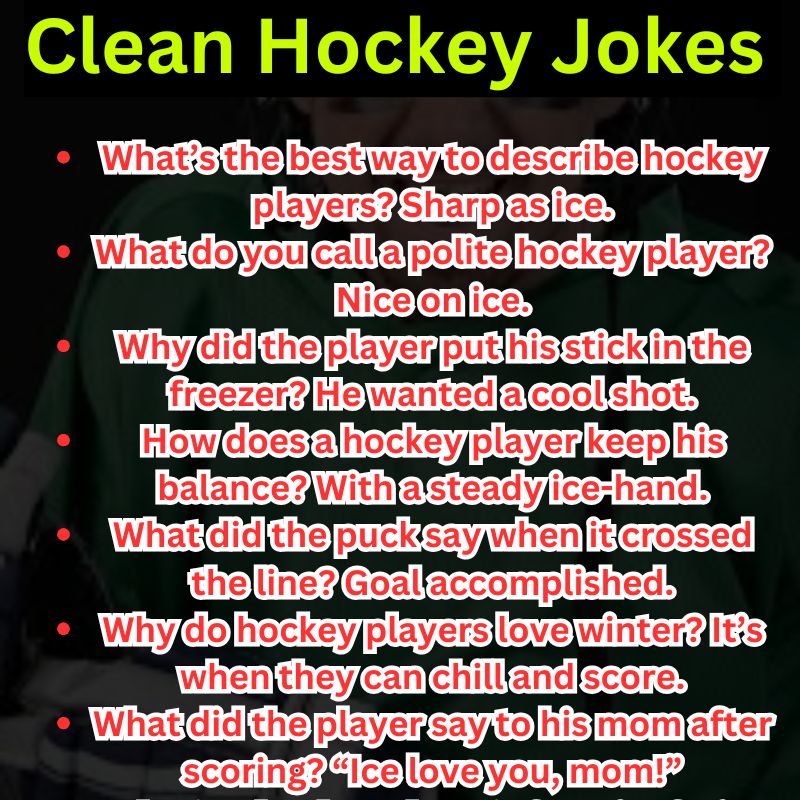 Clean Hockey Jokes Everyone Will Enjoy