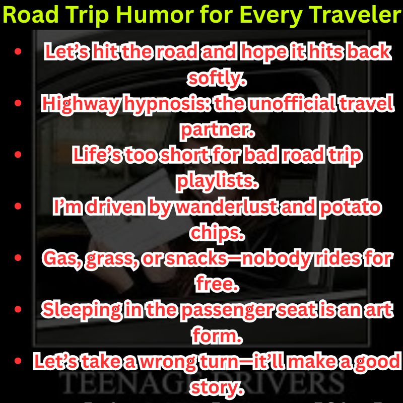 Road Trip Humor for Every Traveler