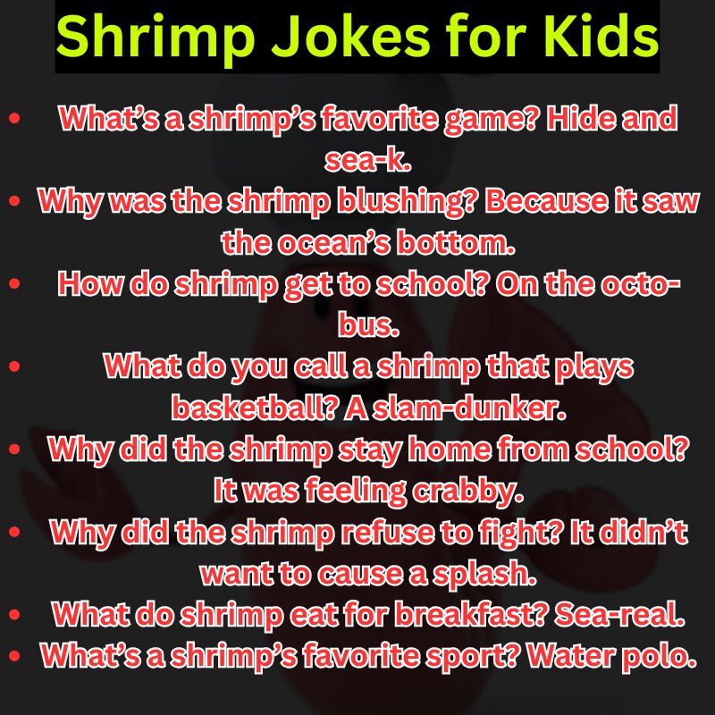 Shrimp Jokes for Kids
