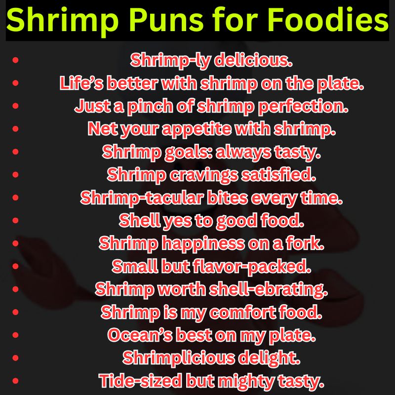 Shrimp Puns for Foodies