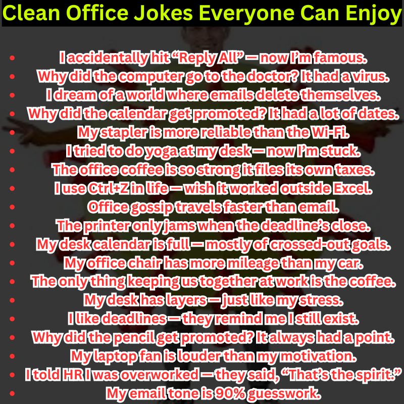 Clean Office Jokes Everyone Can Enjoy