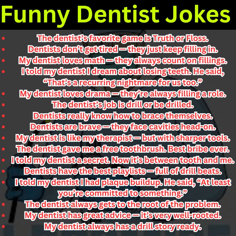 Funny Dentist Jokes That’ll Make You Smile