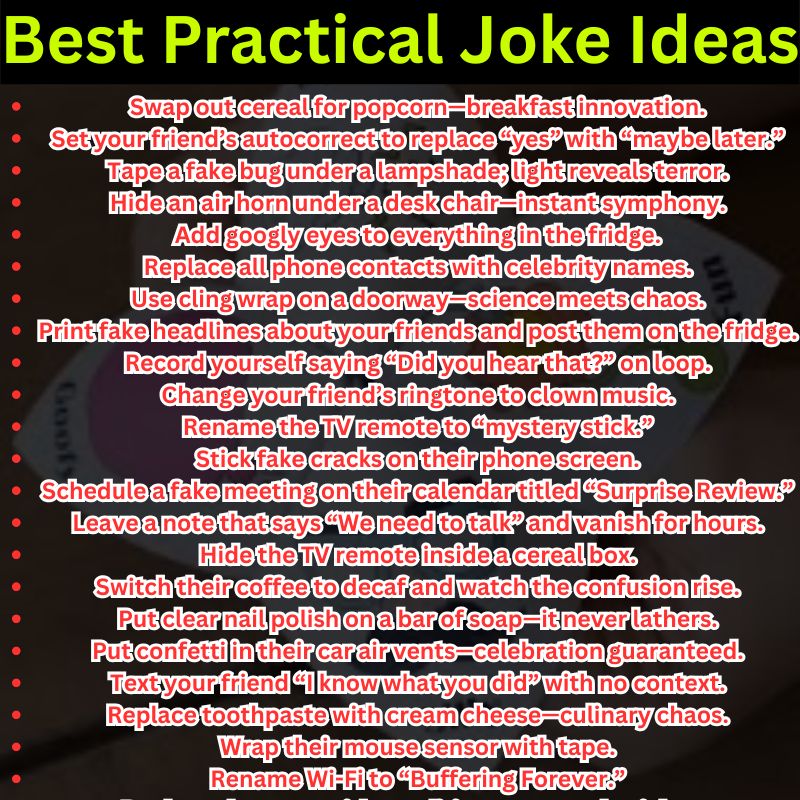 Best Practical Joke Ideas Inspired by NYT Humor