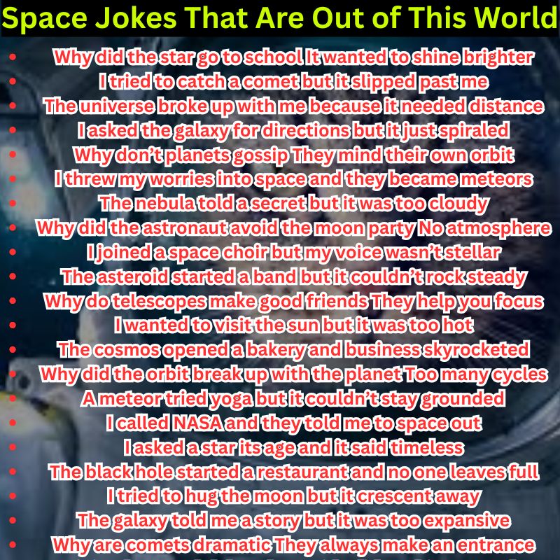 Space Jokes That Are Out of This World
