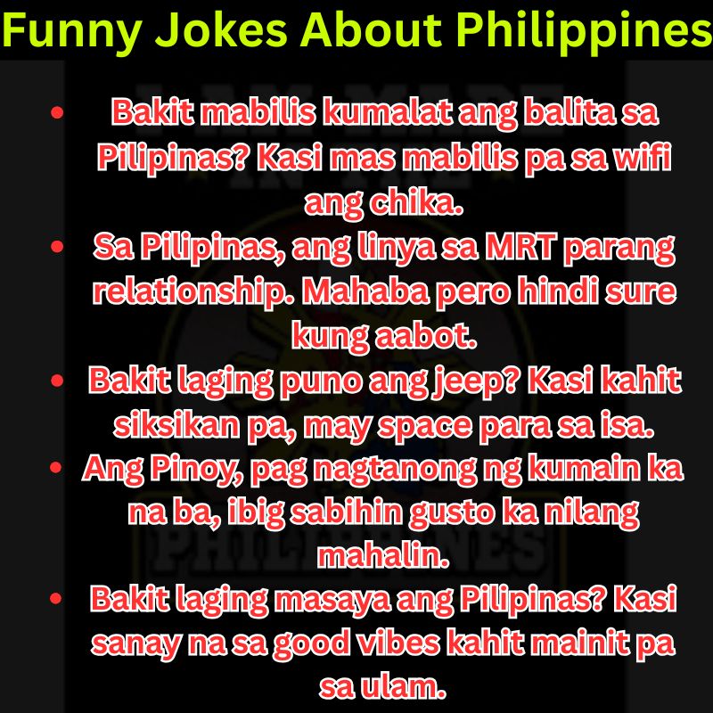 Funny Jokes About Philippines