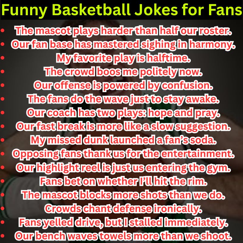 Funny Basketball Jokes for Fans