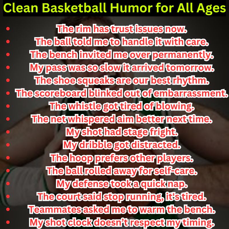 Clean Basketball Humor for All Ages