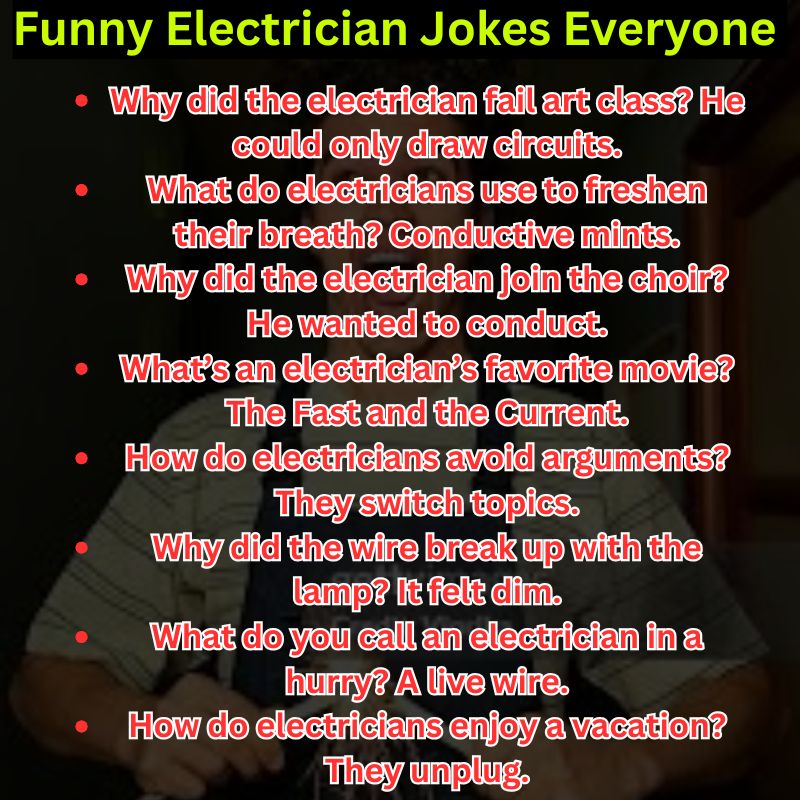 Funny Electrician Jokes Everyone Searches