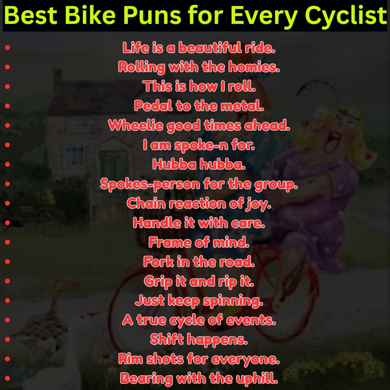Best Bike Puns for Every Cyclist