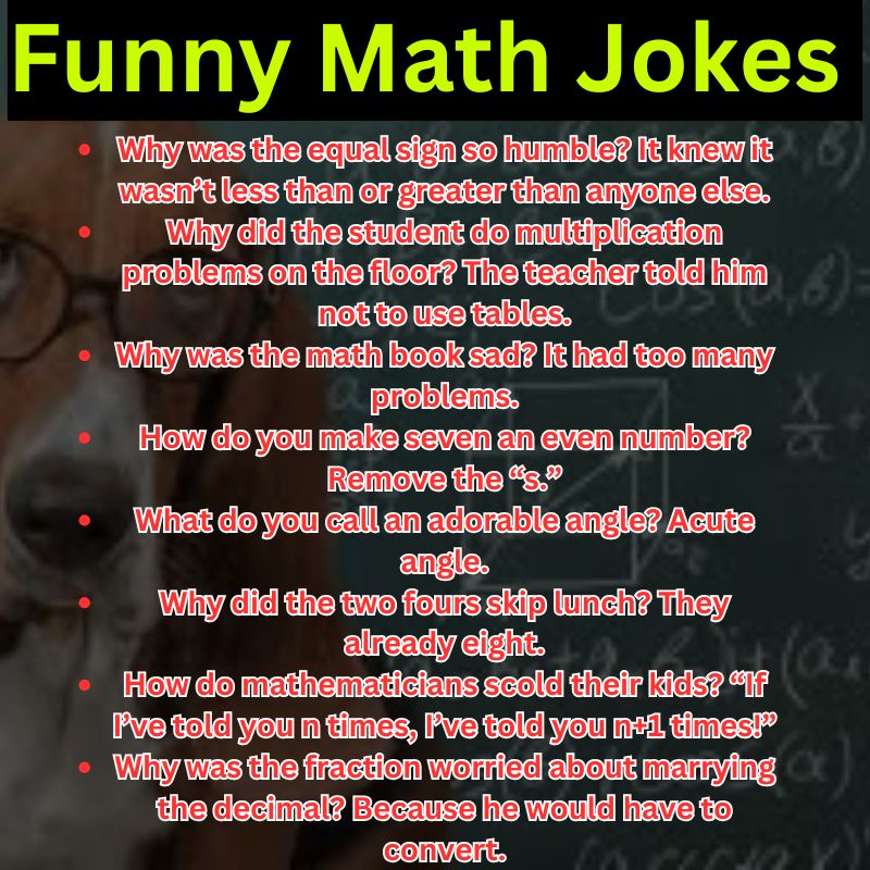 Funny Math Jokes That Will Make You Laugh