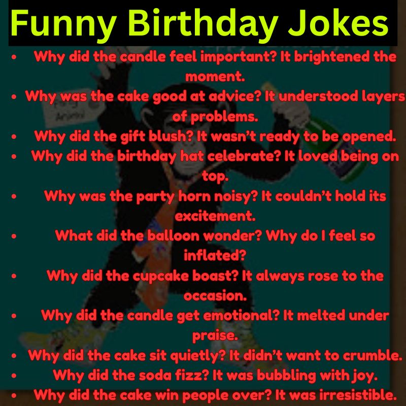 Funny Birthday Jokes