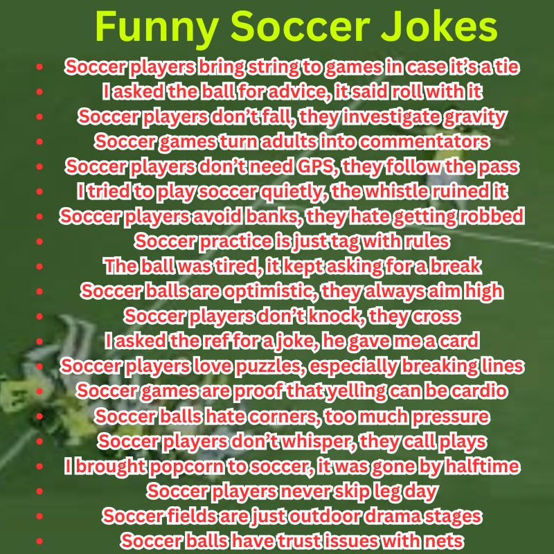Funny Soccer Jokes