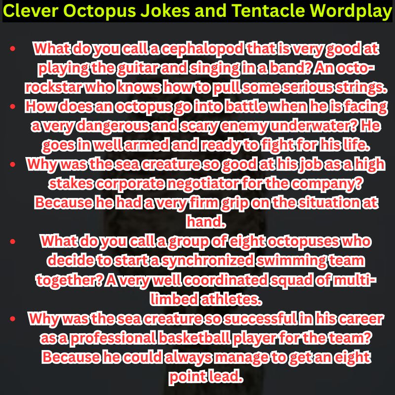 Clever Octopus Jokes and Tentacle Wordplay
