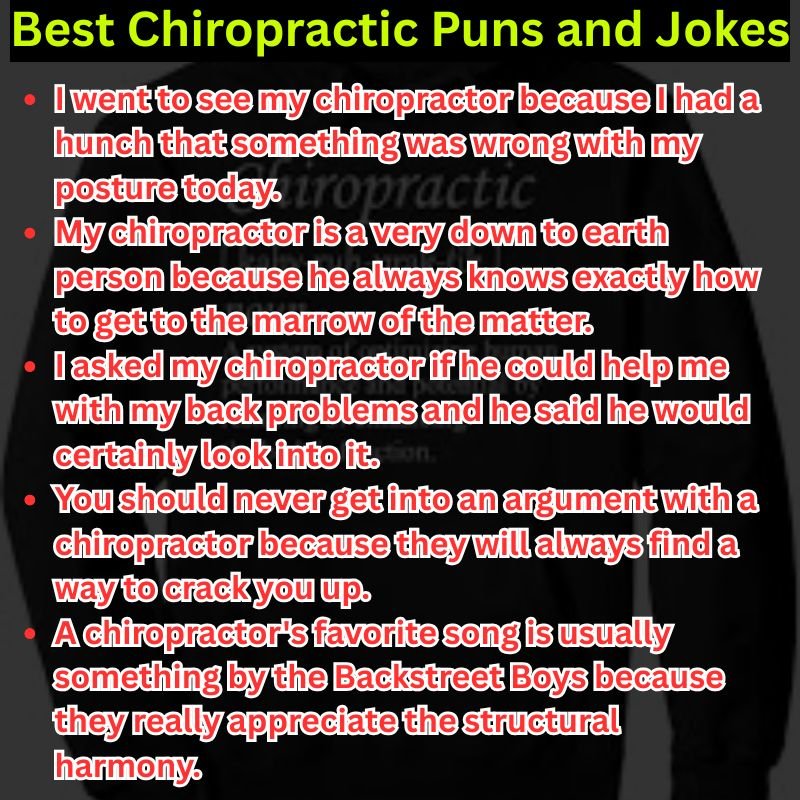 Best Chiropractic Puns and Jokes
