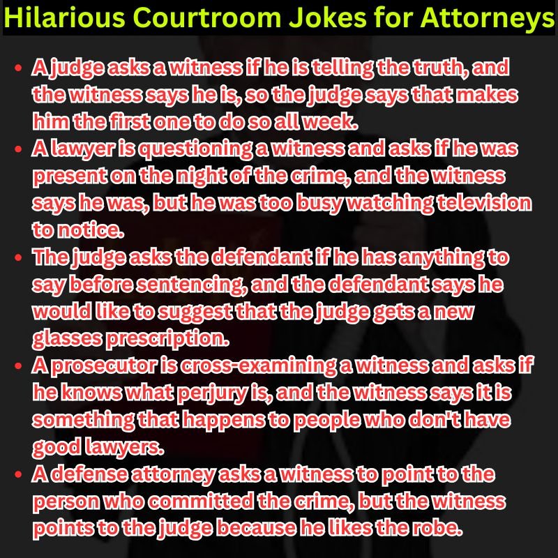 Hilarious Courtroom Jokes for Attorneys