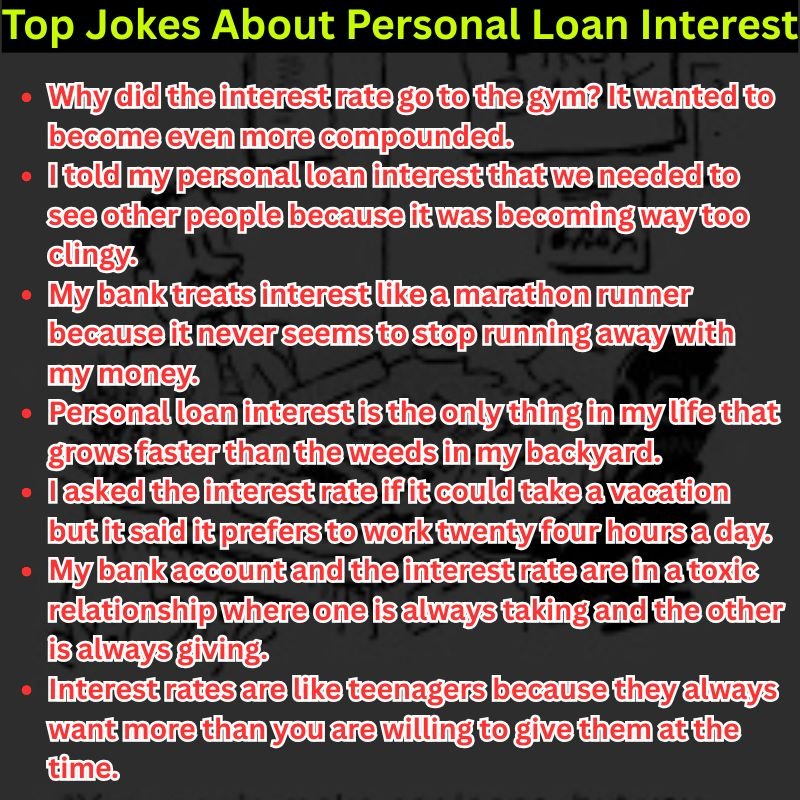 Top Jokes About Personal Loan Interest