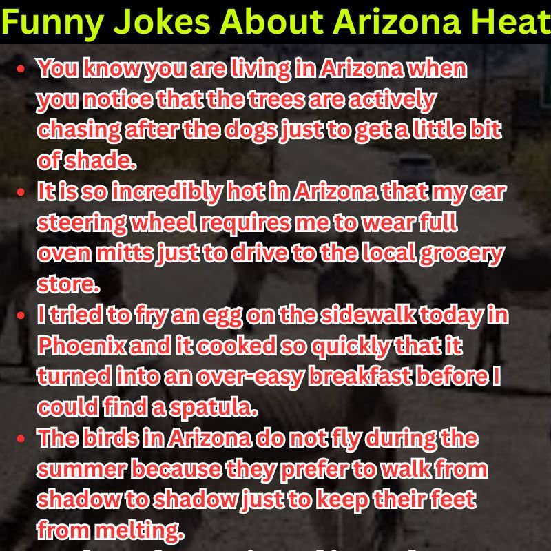 Funny Jokes About Arizona Heat