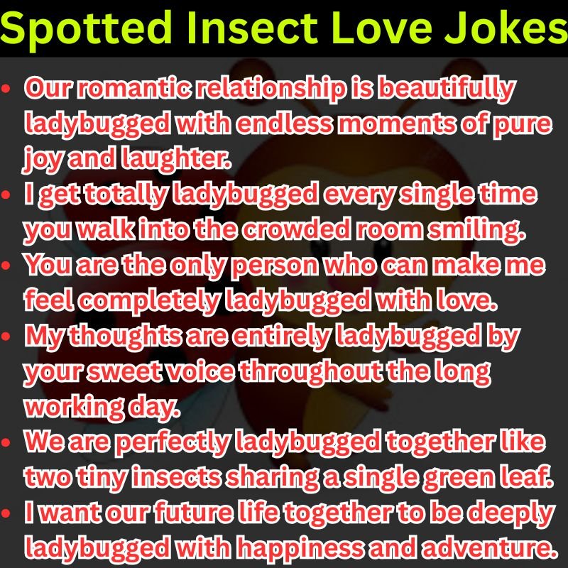 Spotted Insect Love Jokes
