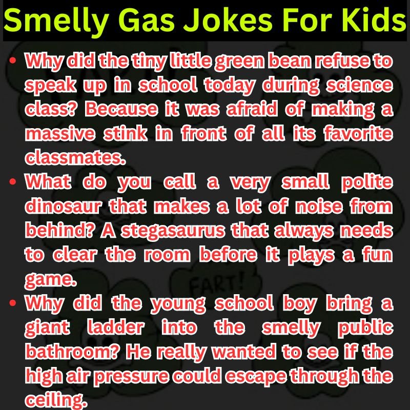 Smelly Gas Jokes For Kids