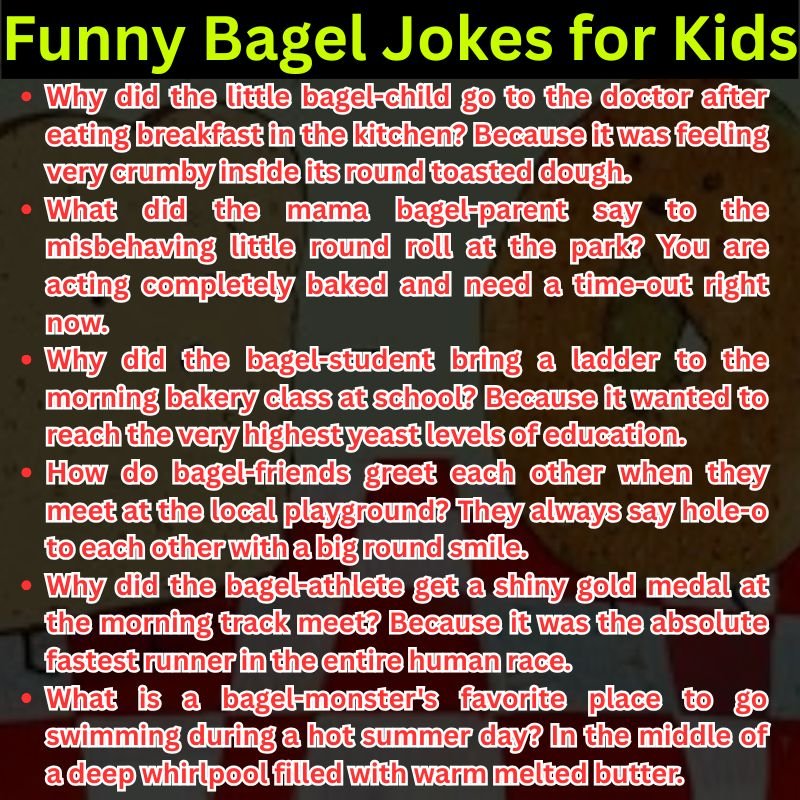 Funny Bagel Jokes for Kids