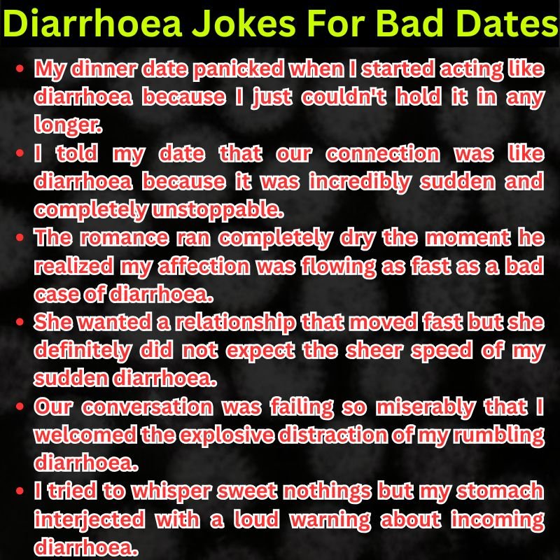 Diarrhoea Jokes For Bad Dates